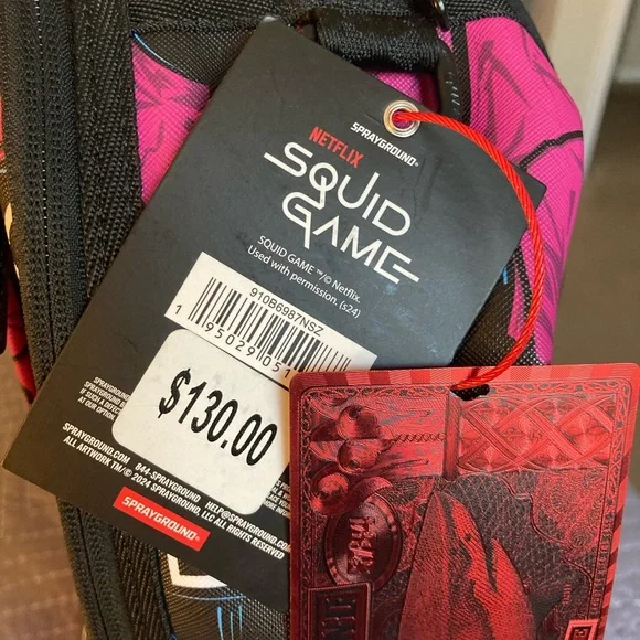 Squid Game Sprayground Backpack - Picture 3 of 14